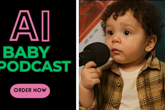 make ai baby podcast ai viral reels video ai lip sync baby video