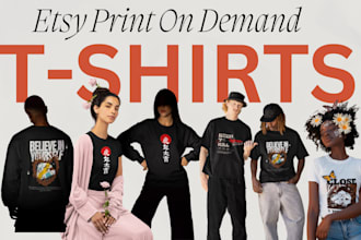 set up your etsy print on demand store with printful or printify integration