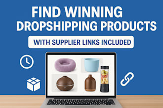 find 3 winning dropshipping products with supplier links