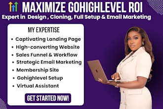 clone design gohighlevel landing page website sales funnel gohighlevel expert