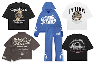 t shirt design or luxury streetwear design for clothing