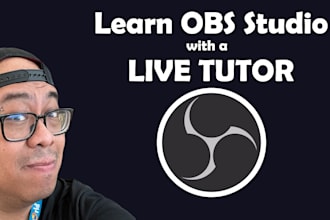 give lessons and tech support in obs studio