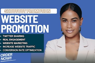 promote shoutout share website link to 100m twitter fb yt tiktok UK USA audience