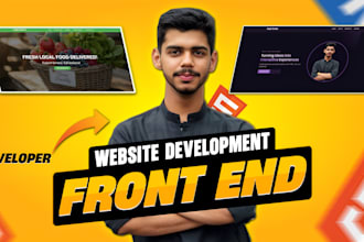 create a professional, responsive one page website
