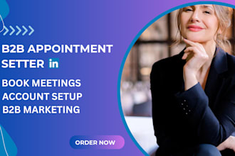 be your linkedin marketing manager, b2b b2c appointment setter