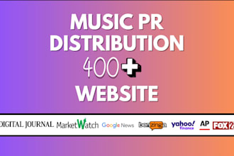 do SEO music press release writing and top bio music press release distribution