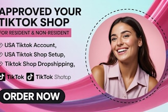 create USA tiktok shop setup tiktok shop USA tiktok shop business representative
