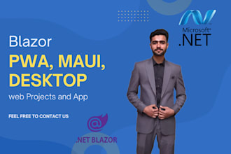 do blazor pwa maui desktop web projects and apps