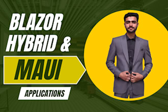 develop dotnet maui and blazor hybrid project