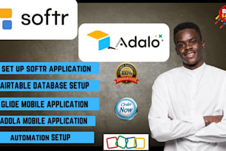 build client portal do app with softr, adalo, glide, bravo, airtable, zaphier
