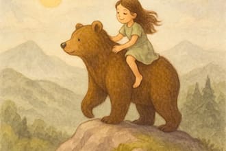 watercolor children book illustration