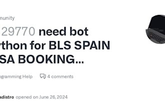build bls appointment bot, script bls, vfs bot,tls bot, autofill bot,ticket bot