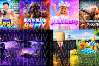 create you a clickbait game roblox thumbnail