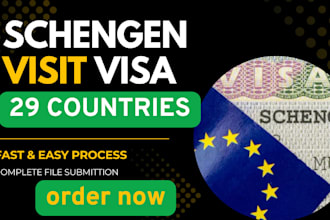 provide complete service for schengen tourists or visit visa