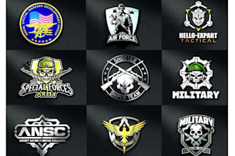 design an amazing tactical, military, armory, logo design