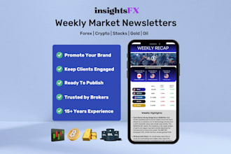 write premium forex and crypto newsletters for your brand