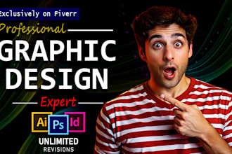 do graphic design photoshop and illustrator expert
