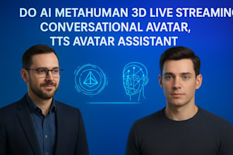 do ai live streaming 3d webgl metahuman medical avatar, ai voice recognition app