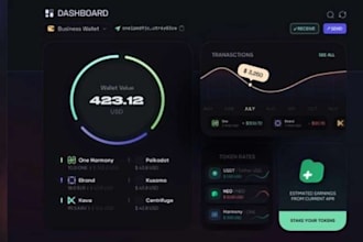 develop nft staking website, staking dapp, minting website, smart contract