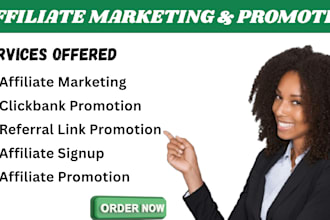 do affiliate referral link promotion, affiliate link signup