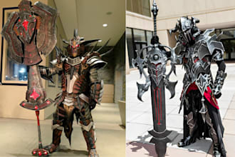 3d cosplay creation 3d armor 3d helmet design papekura shield model for 3d print