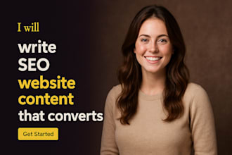 write SEO website content that converts