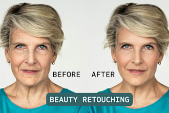 professional beauty retouch and glow up editing for flawless portraits