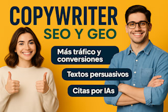 copywriter especializado en SEO y GEO