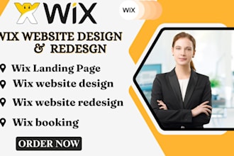 design and redesign wix website design wix booking calendar wix landing page wix