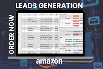 do amazon seller, lead scraping, build prospect list