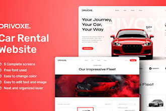 create user friendly car dealership website, automotive cars rental site