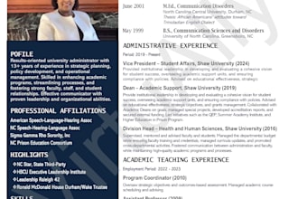create professional resume designs for career professionals