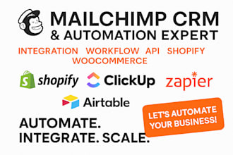 setup activecampaign automation,landing page, email campaign mailchimp automatio