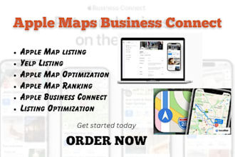 create verified apple map listing setup apple business connect for your business