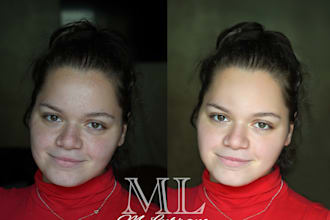 retouch your face and improve your portrait for social media