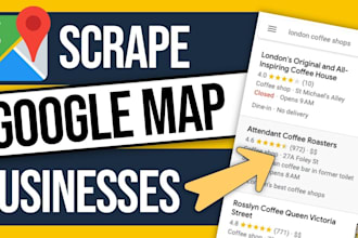 find email address list, scrap google map or business data with email, scraping