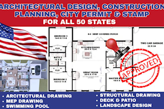architectural drawing city permits mep stamp engineering drawing floor plan seal