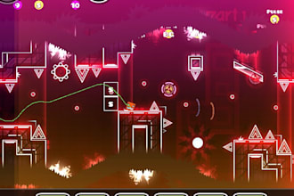 do a decoration part in geometry dash