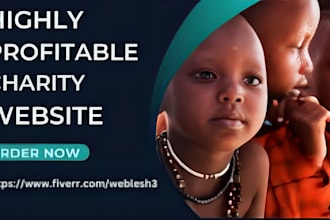 design and develop high converting nonprofit, charity, 501c3, ngo ,church web