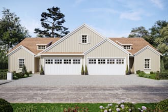 create 3d exterior design, interior design and 3d rendering