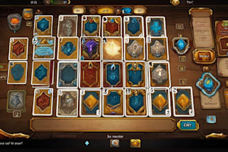 develop card game, card game UI UX design, digital card game, trading card game