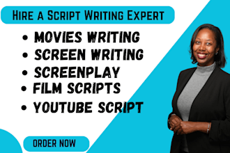 do movie script writing, screenplay writing, script writing