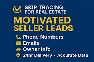 find motivated seller leads expired listing real estate llc skip tracing
