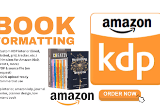 design amazon KDP interior pages for journals, planners, and logbooks