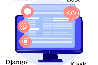 expert full stack web developer react js, flutter, spring boot, flask, django