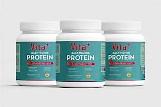 design product label, supplement label packaging, cbd bottle label and 3d mockup