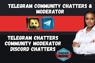 do nft telegram admin, discord moderator, chatter, community manager