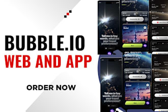 develop your website or app with bubble io