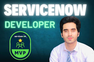 be your servicenow developer and trainer for any module