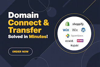 seamlessly connect or transfer your domain to any website platform